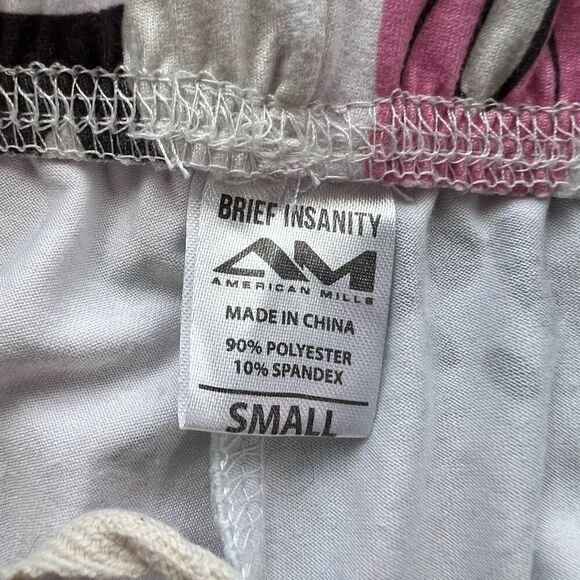 Brief Insanity Mens Multicolor Allover Cat Design Relaxed Fit Lounge Pants Small - Picture 4 of 7